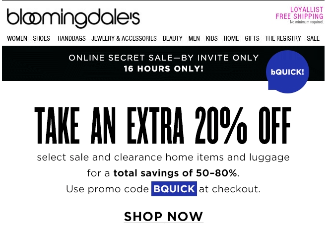 10% Off Bloomingdale&#39;s Coupon Code | 2017 Promo Code | Dealspotr