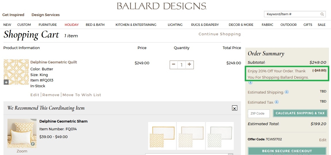 ballard designs free shipping coupon Ballard designs promo codes