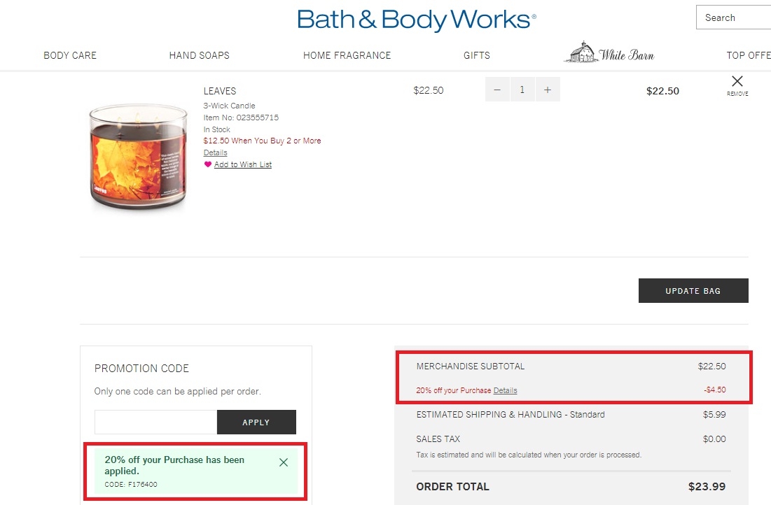 bath and body works $10 off coupon