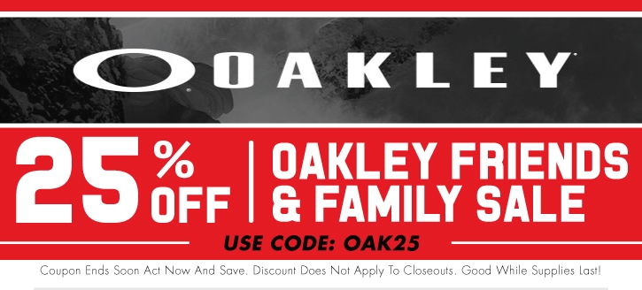 oakley promotion code