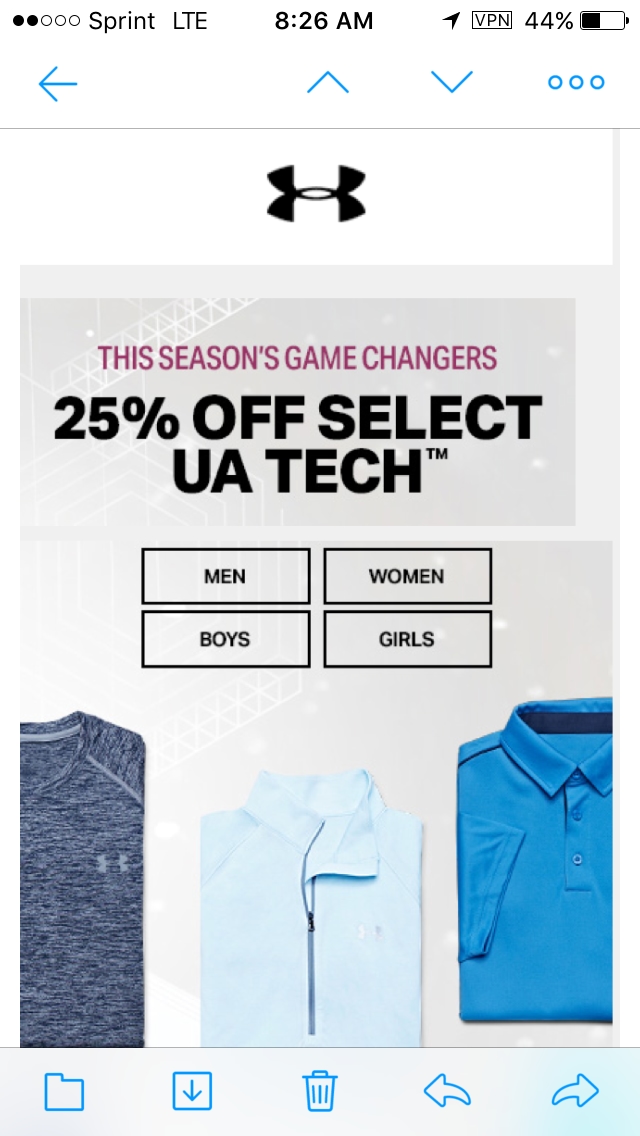 promo code for under armour outlet