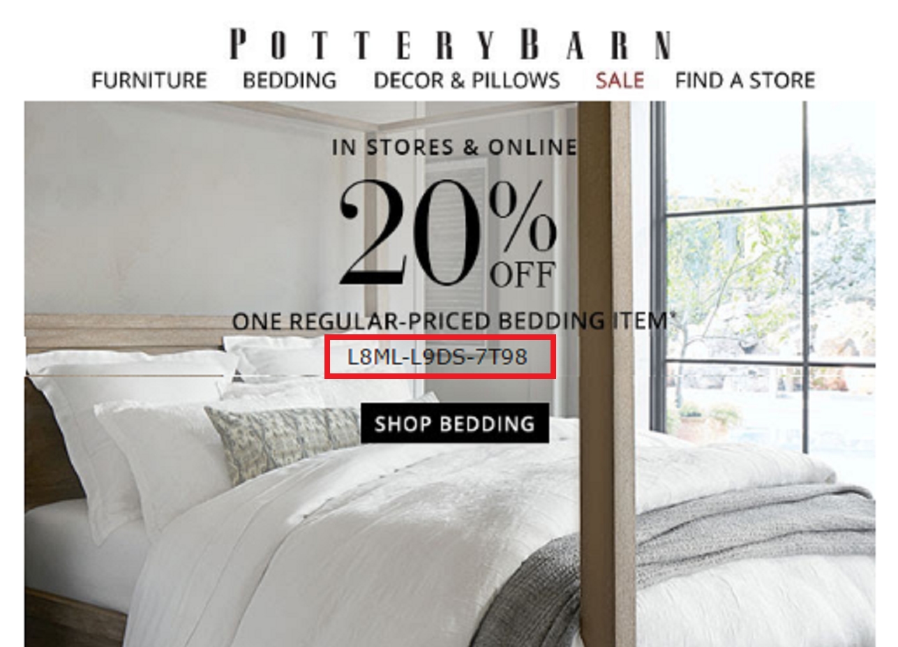 Pottery Barn Promotion Code 10 Preschool Prep Co