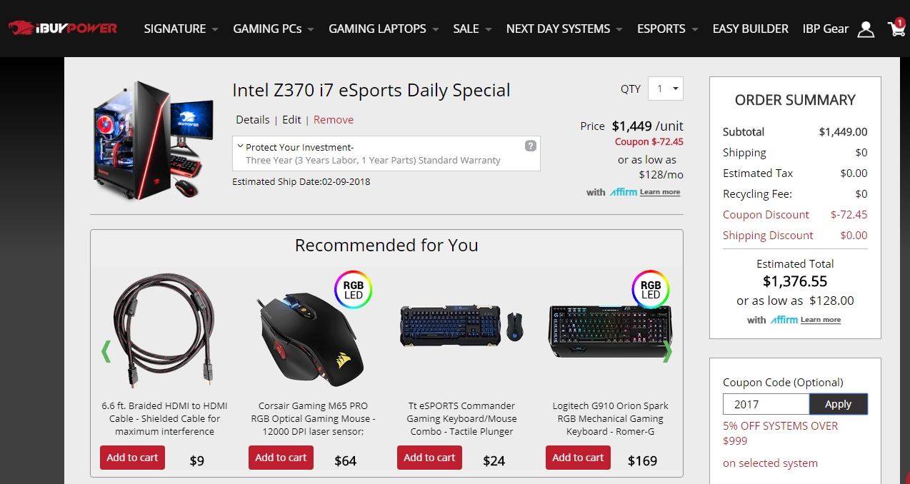 45 Off iBuyPower Coupon Code iBuyPower 2018 Promo Codes Dealspotr