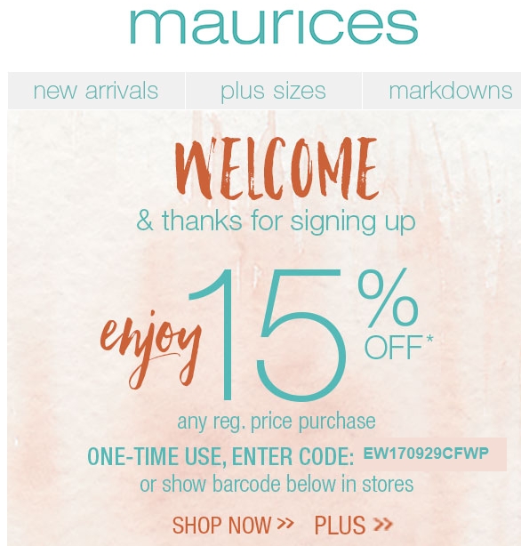 75 Off Maurices Coupon Code Maurices 2018 Promo Codes