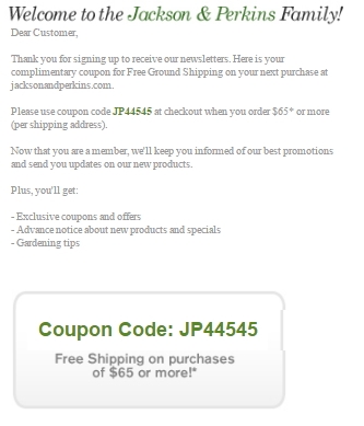 Jackson And Perkins Coupons Free Shipping Kroger Coupons Dallas Tx