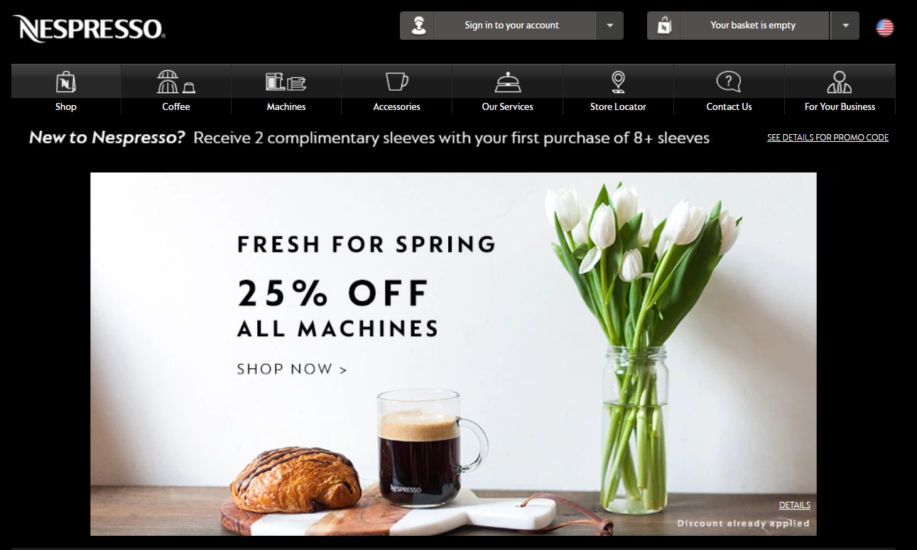 15 Off Nespresso Coupon Code Nespresso 2018 Promo Codes Dealspotr