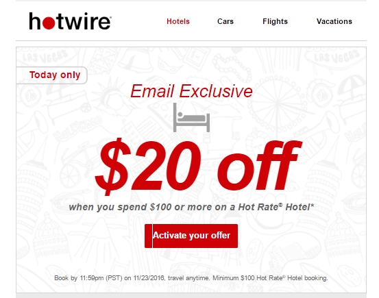 60% Off Hotwire Coupon Code | Save $20 in Jan w/ Promo ...