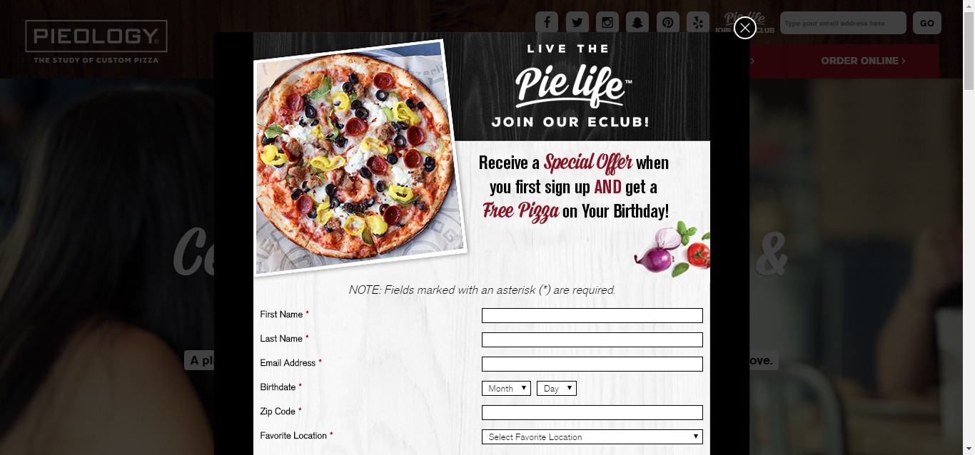 25% Off Pieology Coupon Code | Pieology 2018 Promo Codes ...